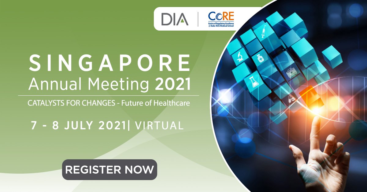 DIACoRE Singapore Annual Meeting to launch virtually on 7&8 July 2021