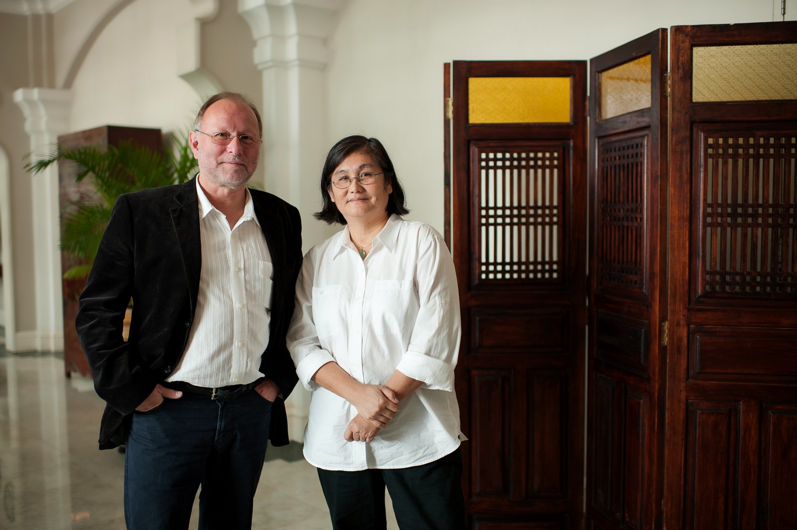 Dr Jane Cardosa, co-founder & CSO, & Mr Peter Wulff, director & CEO, Sentinext Therapeutics, Malaysia.