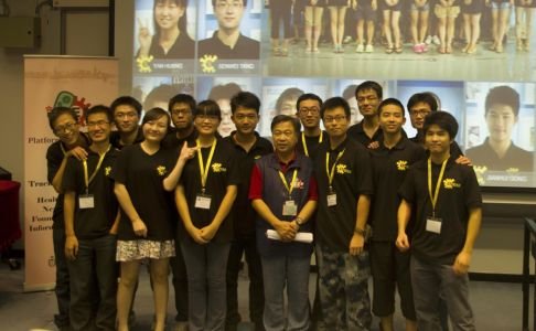The BGI College team that won gold award at the International Genetically Engineered Machine 2012 Regional Jamboree -Asia