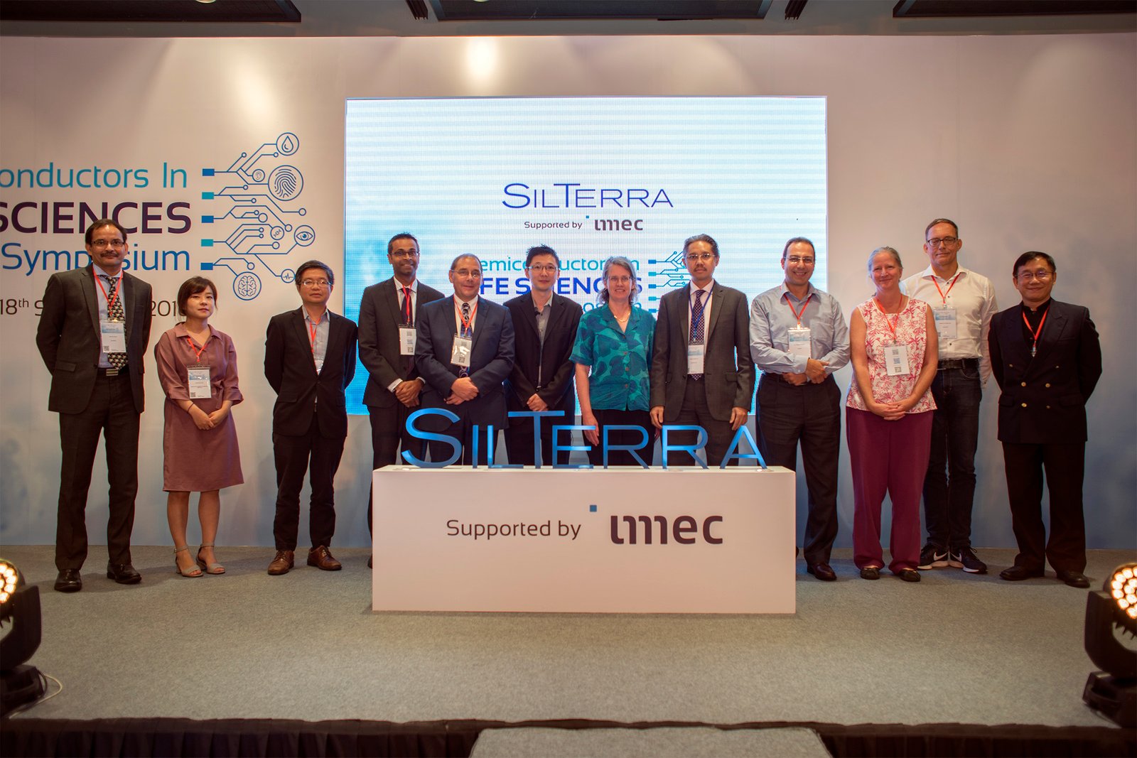 Global experts from Europe, US and Asia, who presented at the Semiconductors in Life Sciences Symposium.