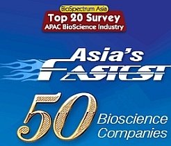 BioSpectrum Asia Top 20 Survey - Fastest 50 companies