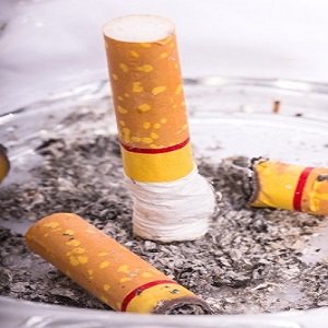 Japan increased its tax on cigarettes from 5 percent to 8 percent