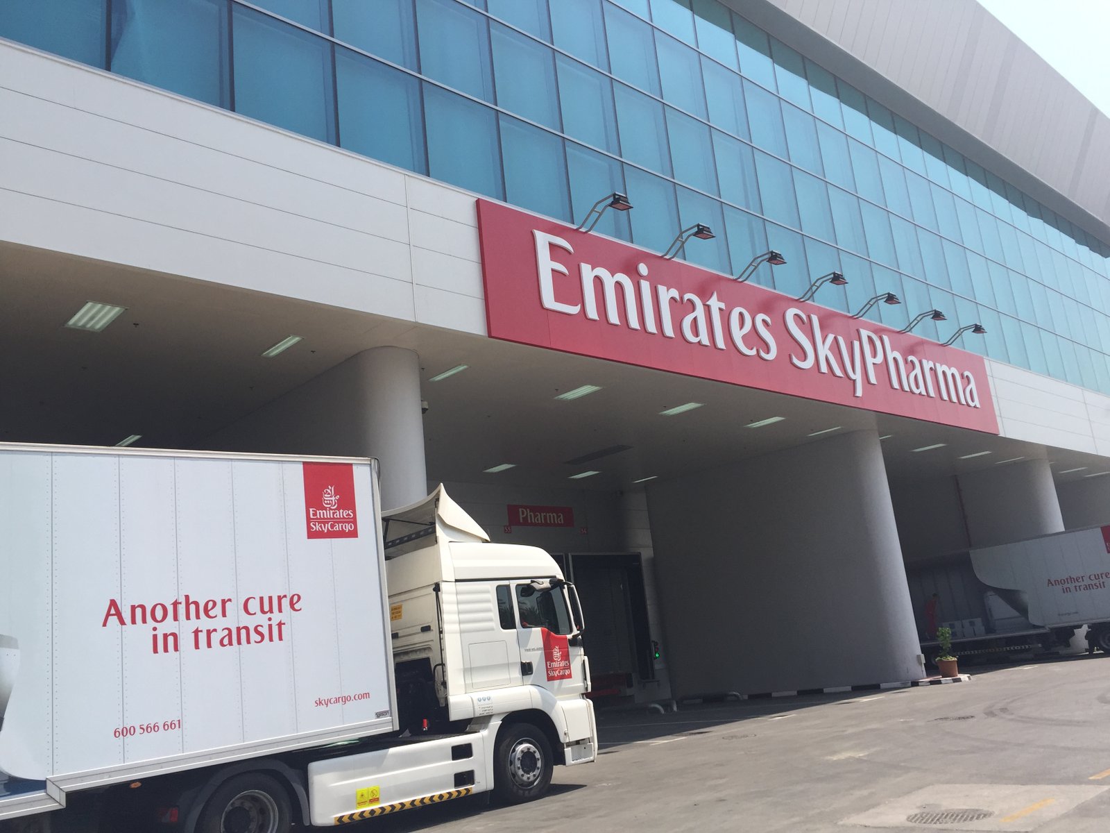 Emirates SkyPharma facility is designed with temperature controlled zones