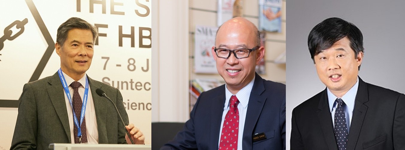 Image Caption: (Left to Right) Prof Lim Seng Gee, Prof Pierce Chow, Associate Prof Toh Han Chong