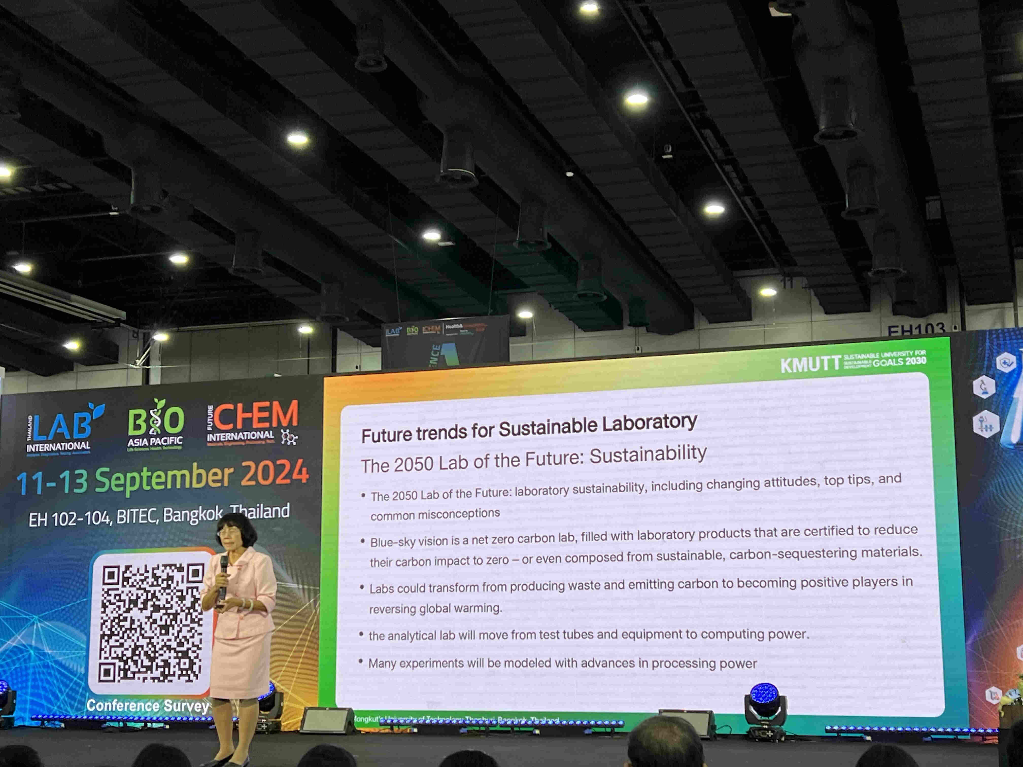 Asst. Prof. Suchada Chaisawat, Director of the Center for Energy, Environment, Safety, and Occupational Health Management at King Mongkut’s University of Technology Thonburi (KMUTT).