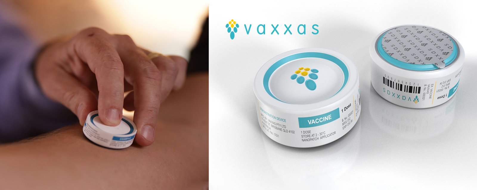 Image Caption: Vaxxas’ needle-free device